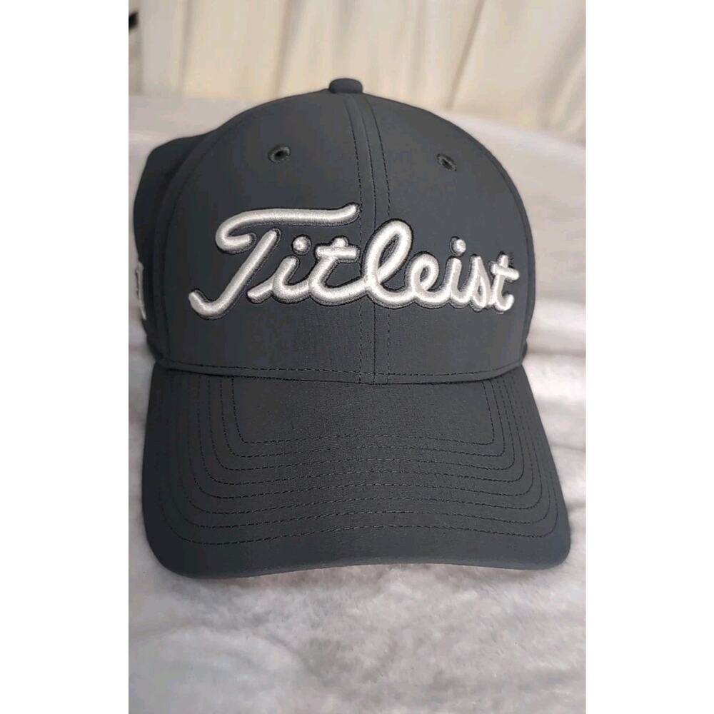 Titleist Script Golf Hat Footjoy Tour Performance Gray